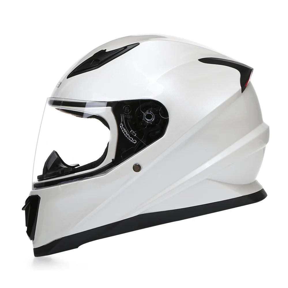 Capacete de Motociclismo Masculino e Feminino // Modelo Integral // Para Downhill e Motociclismo // Com Aprovação DOT.