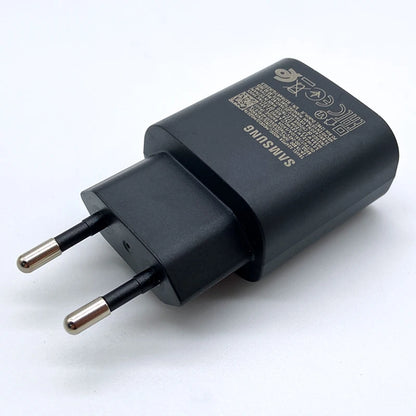 Carregador Samsung Original Super Rápido de 25W com USB Tipo C // Para Galaxy S24 S23 S20 S21 S22 Plus A54 A34, Flip e Fold 5 6 4