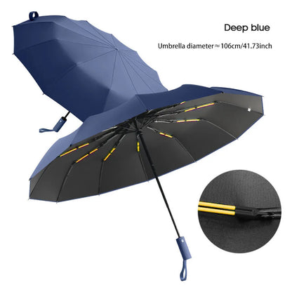 Guarda-chuva Reforçado c/ 24 Varetas // Guarda-Chuva Resistente e Durável // À Prova de Vento // Guarda-Chuva c/ Proteção UV p/ Dias Ensolarados.