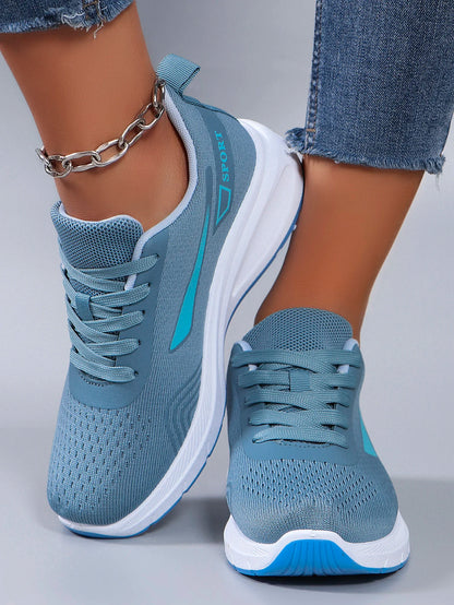 Tênis Casual Esportivo Feminino da Nova Coleção Primavera // Tênis Esportivo Moderno, Respirável, Leve // Antiderrapante, Resistente ao Desgaste // Tênis Baixo.