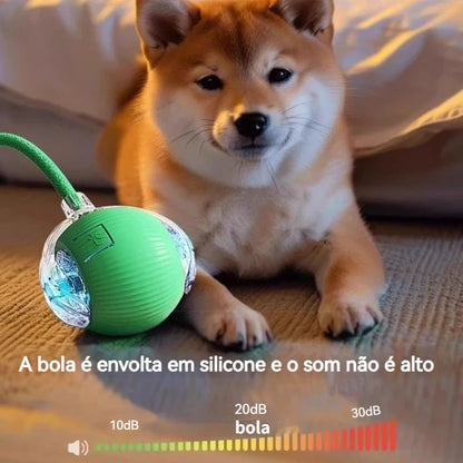 Brinquedo de Bola Inteligente p/ Cães // Novo Brinquedo Itnerativo em Forma de Bola p/ Cães // Bola Automática Rolante Recarregável // Brinquedo Inteligente p/ Filhotes