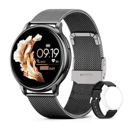 Smartwatch Feminino MEVADEN Y22 (1,32 polegadas) // Chamadas Bluetooth, Monitor de Saúde e Fitness