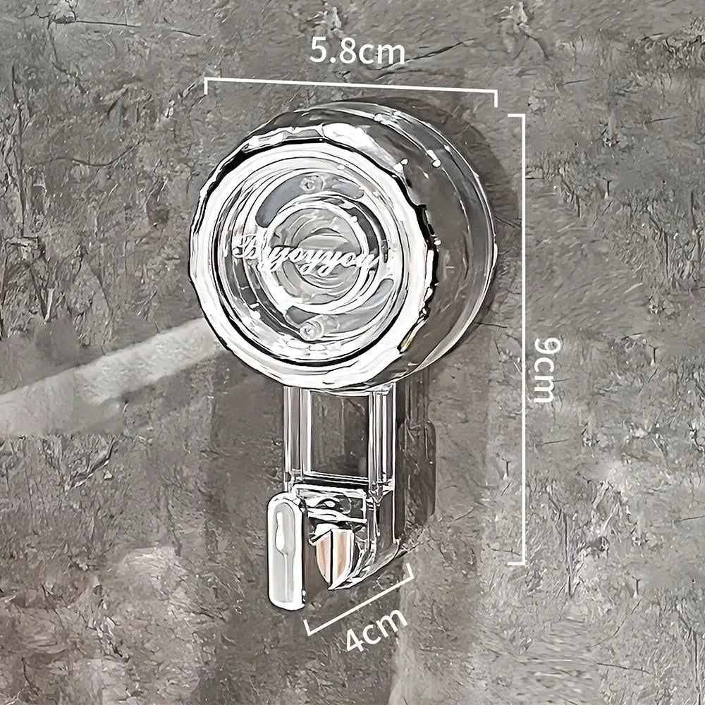 Ganchos de Ventosa Potentes e Modernos // Reutilizáveis p/ Chuveiro // Resistentes e que Não Deixam Marcas.