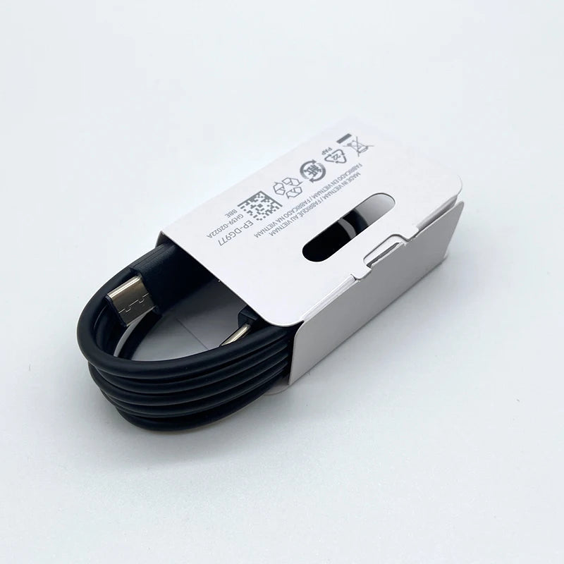 Carregador Samsung Original Super Rápido de 25W com USB Tipo C // Para Galaxy S24 S23 S20 S21 S22 Plus A54 A34, Flip e Fold 5 6 4