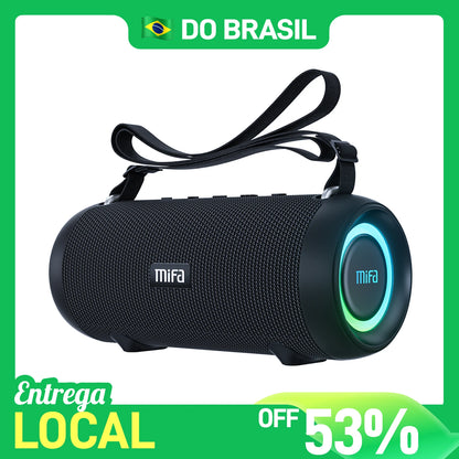 Caixa de Som Bluetooth Mifa A90 com Potência de Saída de 60W // Amplificador Classe D c/ Excelente Desempenho de Graves // Ideal p/ Camping.