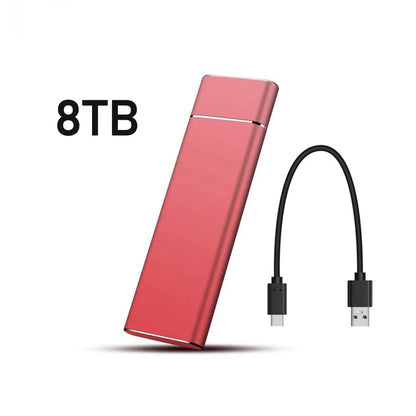 Unidade Externa de Disco Rígido de Alta Velocidade // SSD de 2 TB/20 TB/30 TB c/ Interface tipo C/USB 3.1 // Disco Rígido Portátil p/ PC, Laptop e MAC