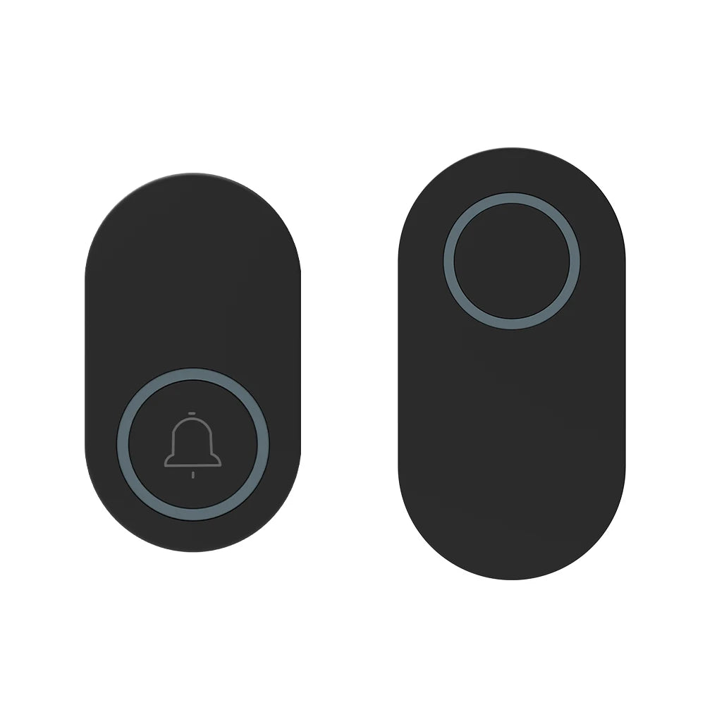 Campainha s/ Fio de Longo Alcance 150 m // 38 melodias // Alarme de Segurança Alimentado por Bateria CR2032