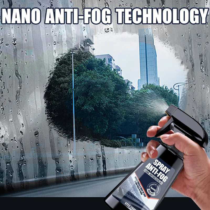 Spray Anti-chuva p/ Vidros de Carro // Agente Repelente de Água p/ Automóveis // Revestimento Impermeável, À Prova de Chuva // Antiembaçante // Limpador de Vidros Automotivo // Transparente p/ Para-Brisa.