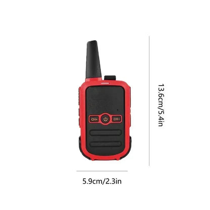 PT858 Walkie Talkie Portátil de Longo Alcance // 16 canais // Rádio Comunicador Bidirecional para caminhadas, acampamentos e viagens, rádio amador