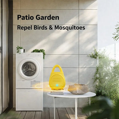 Novo Repelente Ultrassônico p/ Pássaros // Para Varandas Residenciais // Afasta Pombos c/ Eficiência // Dispositivo Seguro e Ecológico // Adequado p/ Uso Externo