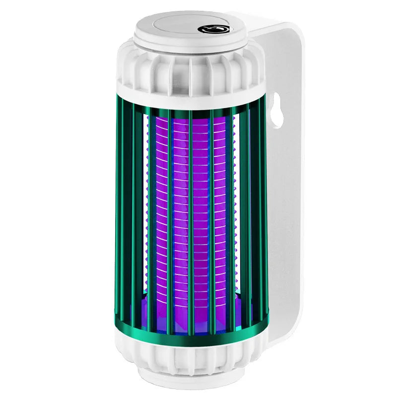 Mata-Mosquitos Recarregável via USB // Eletrocutador Elétrico // Armadilha de Sucção Portátil p/ uso Interno e Externo // Seguro p/ Crianças.