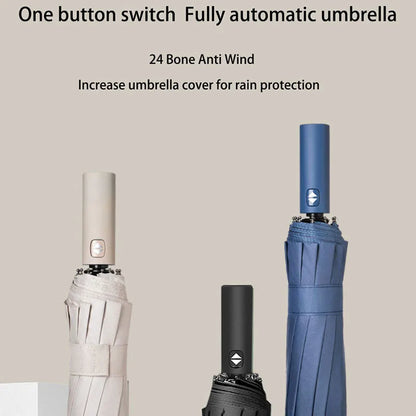 Guarda-chuva Reforçado c/ 24 Varetas // Guarda-Chuva Resistente e Durável // À Prova de Vento // Guarda-Chuva c/ Proteção UV p/ Dias Ensolarados.