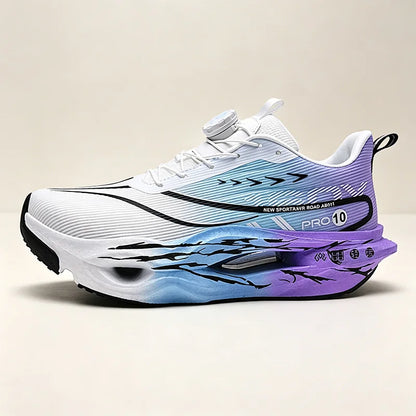 Tênis de Corrida Masculinos e Femininos com Placa de Carbono Propulsiva // Respiráveis, Ajuste Largo // Retorno de Energia e Amortecimento // Ideais para Maratonas