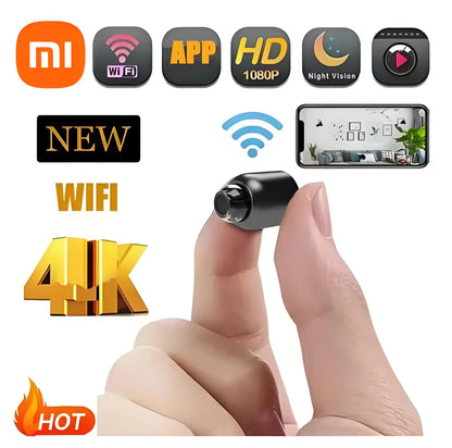 Câmera Xiaomi X5 4K HD Wi-Fi Sem Fio // Visão Noturna // Detecção de Movimento // Câmera de Vídeo e Segurança Residencial // Filmadora Gravadora de Áudio e Vídeo