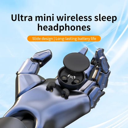 Fones de Ouvido Invisíveis p/ Dormir // Mini Fones de Ouvido Bluetooth TWS // Fones de Ouvido Sem Fio com Microfone // HD Call Semi-Intra-Auriculares c/ Redução de ruído