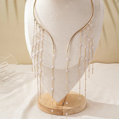 Colar c/ Pingente de Pérolas Artificiais p/ Mulheres // Joia de Pescoço Simples e Moderna // Presente Perfeito p/ Festas // lançamento de 2026