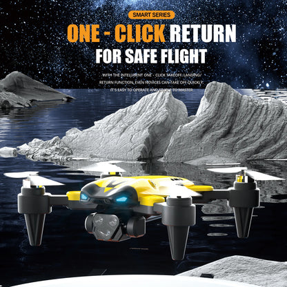 Drone Profissional M5 8K c/ Grande Angular // Três Câmeras // Prevenção de Obstáculos // GPS 5G // Posicionamento de Fluxo Óptico // Quadricóptero RC s/ Escovas