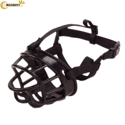Focinheira de Silicone Macio para Cães de Estimação // Cesta Respirável, Confortável para Cães Pequenos, Médios, Grandes e X-Grandes