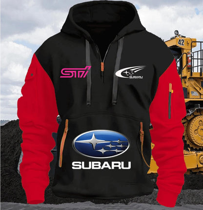 Macacão de Corrida SUBARU 2025 // Novo Moletom Masculino de Lã // Tendência Jovem // Modelagem Folgada // Pulôver c/ Vários Bolsos // Moletom Esportivo Casual, tamanhos P-5XG