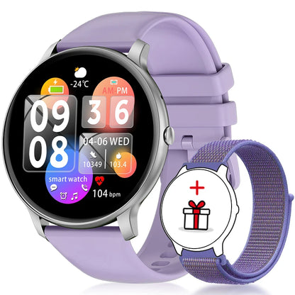 Relógio Inteligente LIGE com tela HD de 1,39" Unissex // Bluetooth, Chamada, Sono // Monitoramento de Oxigênio no Sangue