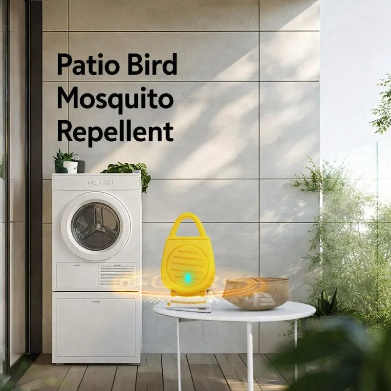 Novo Repelente Ultrassônico p/ Pássaros // Para Varandas Residenciais // Afasta Pombos c/ Eficiência // Dispositivo Seguro e Ecológico // Adequado p/ Uso Externo