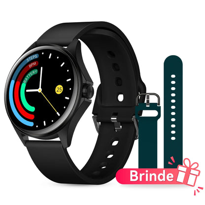 Relógio Feminino AURAFIT ELLA 1  AMOLED 1,32" // 150+ Modos Esportivos// Monitor Ciclo Menstrual // Saúde // Android/iOS