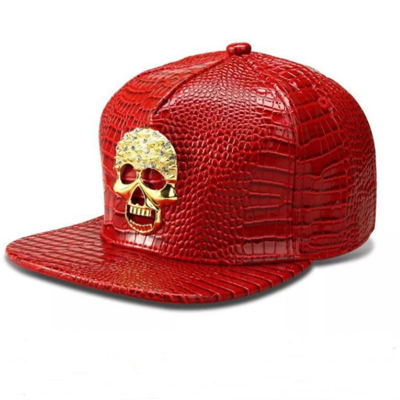 Boné de Beisebol Masculino Doitbest // Marca de Metal Hip-Hop // Boné de Couro / Dólar / Crânio // Lindos Chapéus Snapback // Gorros para Homens e Mulheres. Escolha já o seu!!!