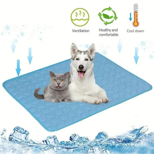 Tapete de Resfriamento para Cães e Gatos // Cama Fria Extra Grande para Cães Pequenos e Grandes e Gatos de Todos os Tamanhos // Acessórios para Animais de Estimação