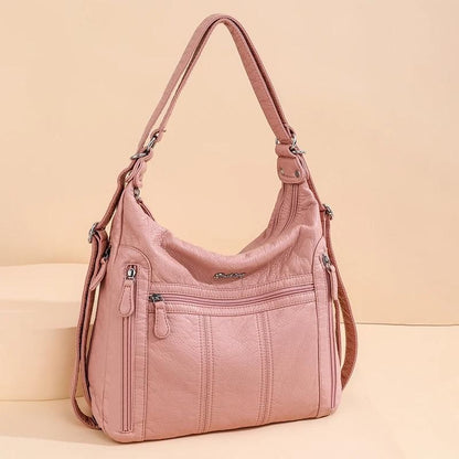 Bolsa Feminina de Couro do Plutônio Crossbody Annmouler 2024 // Grande Capacidade // Bolsa Ombro Multifuncional // Um Charme!!!