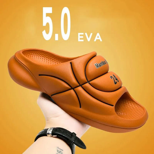 Chinelos de Basquete Originais EVA Antiderrapante marca MILIKUYOU // Homens Slides Verão // Sapatos de Praia Macio Sola Grossa // Tamanho Grande 47 // Super Confortável!!!