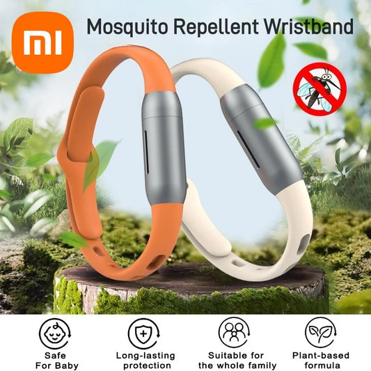 Pulseira Repelente de Mosquitos Xiaomi // Dispositivo Mágico Repelente de Mosquitos // Pulseira de Silicone c/ Incenso p/ Áreas Externas p/ Adultos e Crianças