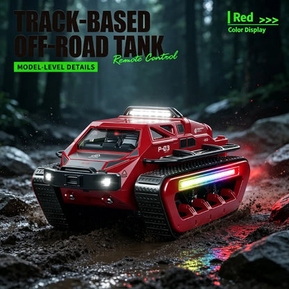 Brinquedo de Controle Remoto JJRC C8840 // Tanque Off-Road c/ Esteiras // Controle Proporcional, Realista, Capaz de Fazer Manobras (Empinar e Rotação 360°) // Ótima Opção de Presente