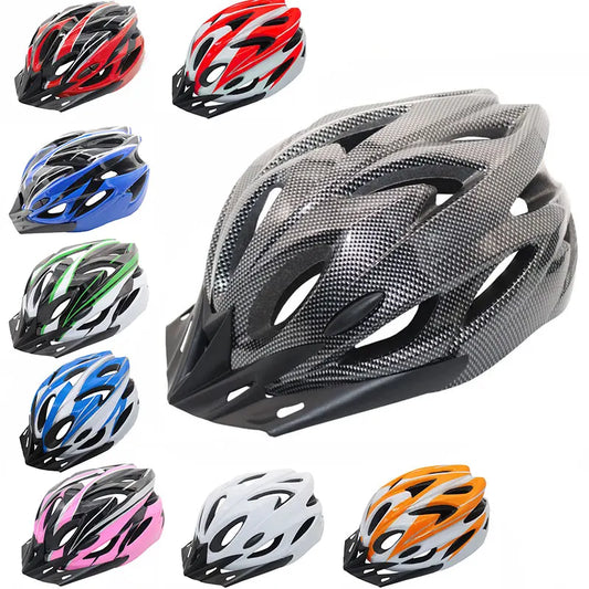 Capacete de Ciclismo c/ Forro Confortável Ultraleve Oco // Unissex Ajustável // Proteção p/ a Cabeça // Capacete de Bicicleta MTB