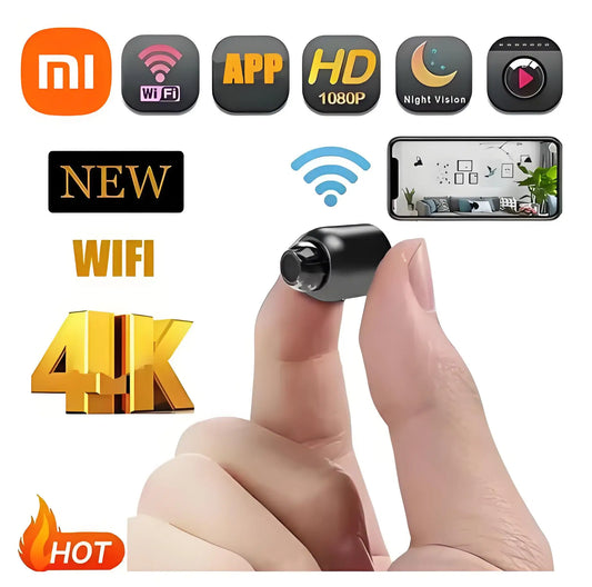 Câmera Xiaomi X5 4K HD Wi-Fi Sem Fio // Visão Noturna // Detecção de Movimento // Câmera de Vídeo e Segurança Residencial // Filmadora Gravadora de Áudio e Vídeo