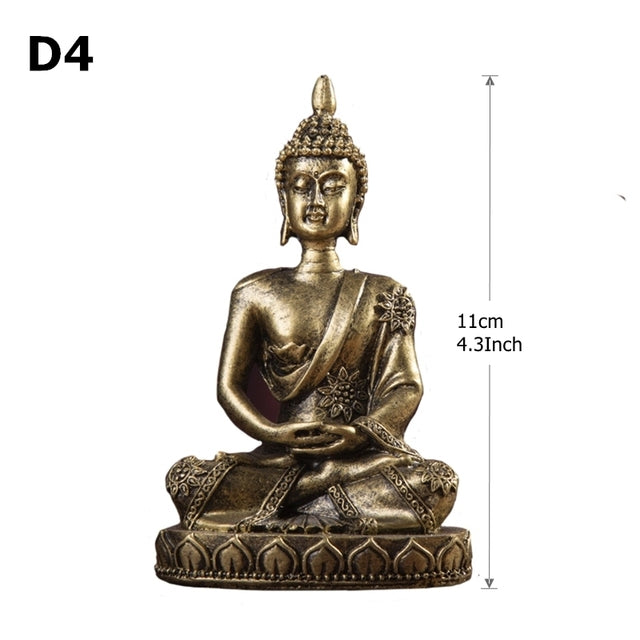 Miniatura Estatueta de Buda em Arenito BLUE VIOLET // Fengshui Tailândia Buda Escultura Hindu // Lindo Ornamento Decorativo para Casa !!!