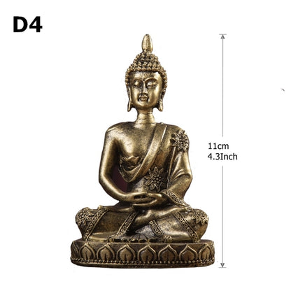 Miniatura Estatueta de Buda em Arenito BLUE VIOLET // Fengshui Tailândia Buda Escultura Hindu // Lindo Ornamento Decorativo para Casa !!!