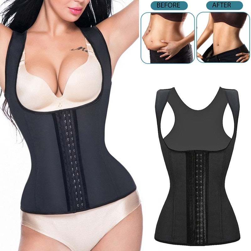 Modelador de cintura Senhorita Moly de látex underbust (abaixo do busto) // Modelador de Corpo de Aço // Espartilho colete emagrecedor tamanho grande // Boa Forma Instantânea!!!