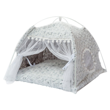 Doce Princesa - Cama para Gatos // Tenda Dobrável para Gatos // Cama para Casa de Cão // Casas para Gatos Almofada //  Agora é vida de Princesa das Arábias!!!