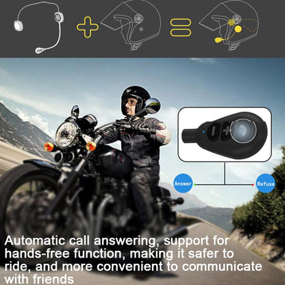 Fones De Ouvido VR Robot Bluetooth V5.0 para Motocicleta com Microfone // Instale no Capacete e Mantenha as Mãos Livres // Fones De Ouvido Estéreo