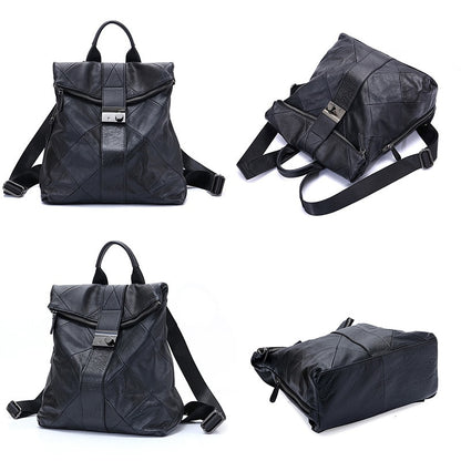 Mochila Feminina Antifurto de Couro Motaora // Bolsa de Viagem ao Ar Livre // Mochila de Grande Capacidade // Linda, Vesátil, Durável e Muito Resistente!!!