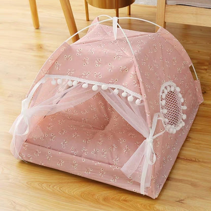 Doce Princesa - Cama para Gatos // Tenda Dobrável para Gatos // Cama para Casa de Cão // Casas para Gatos Almofada //  Agora é vida de Princesa das Arábias!!!