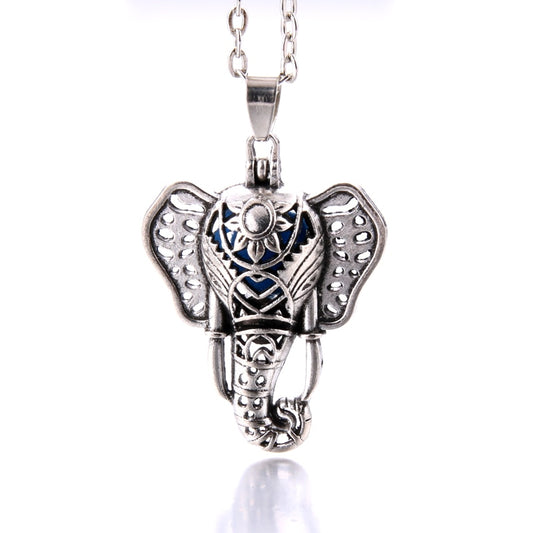 Elefante Fofo Boa Sorte* // Difusor de Perfume/Óleo Essencial *Aromaterapia // Colar/Joia/Medalhão Vintage Gaiola Aberta // Pingente com almofadas // É Outro Nível de Espiritualidade!!!