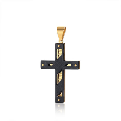 Colar Bizantino Cruz Meaeguet // Crucifixo Masculino Aço Inoxidável 24&quot  // Colares Masculinos com Corrente Bizantina // Lindos Pingentes c/ Correntes Bizantinas!!!