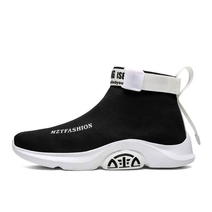 Tênis Masculinos FICHAMES Cano Alto Hip Hop // Sapatos  Respiráveis Leves // Calçado de Caminhada Masculino Super Lindos e Confortáveis!!!