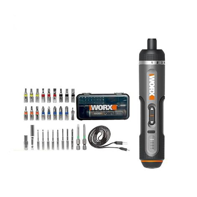 Novo Youpin Worx 4V Mini Conjunto de Chave de Fenda Elétrica WX240 Chave de Fenda Elétrica Sem Fio Cabo Recarregável USB