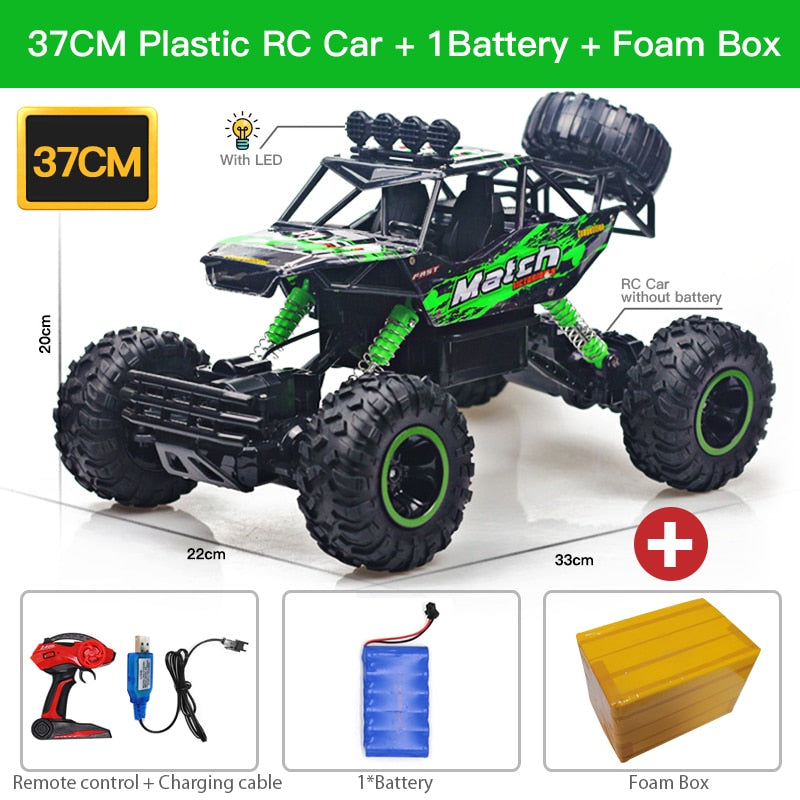 Buggy Rádio Controle Remoto Off-Road  ZWN 1:12 / 1:16 4WD RC Car Com Luzes Led 2.4G //  Pura Emoção Para Crianças de Todas as Idades!!!