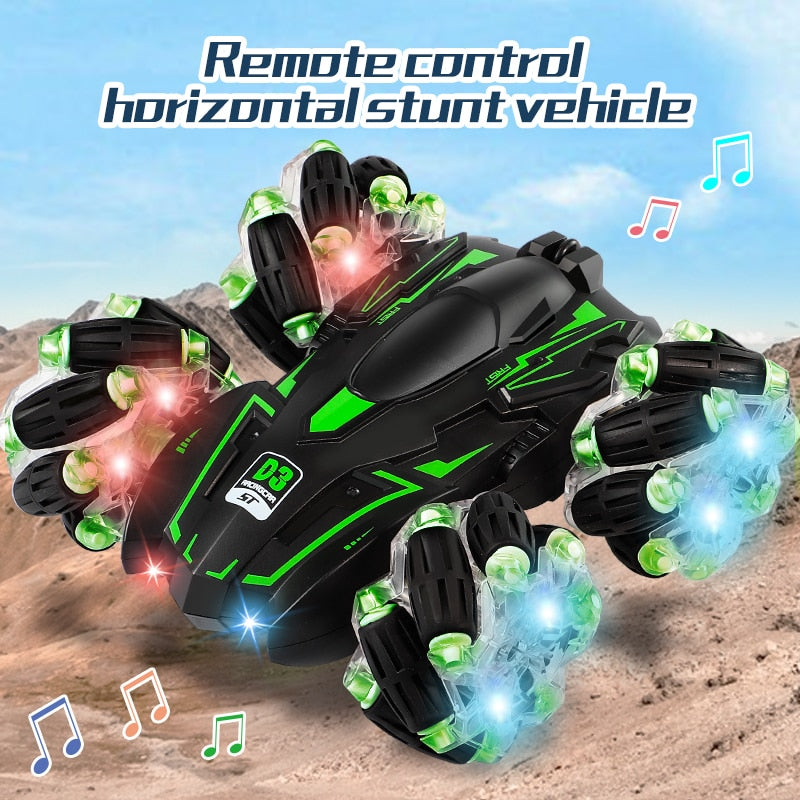 Carro 4WD RC Drift Stunt Car Girando 360 Graus // Controle Remoto // Gift Drift Car Off-road Car Racing Machine // Model Vehicle Gift Kid