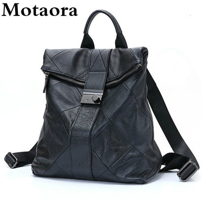 Mochila Feminina Antifurto de Couro Motaora // Bolsa de Viagem ao Ar Livre // Mochila de Grande Capacidade // Linda, Vesátil, Durável e Muito Resistente!!!