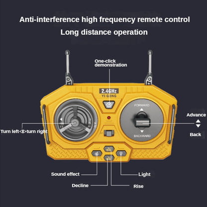 Brinquedos de Controle Remoto para crianças // Escavadeira / Caminhão Basculante / Carro Elétrico // Controle de Rádio // Construindo Sonhos...